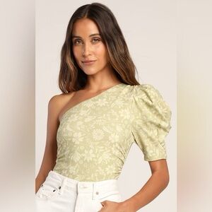 Free People Something Bout You Floral Bodysuit